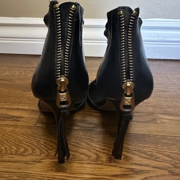 Elliott Lucca- Caterina Peekaboo Studs Heels, Black- Size 8 - Picture 9 of 12